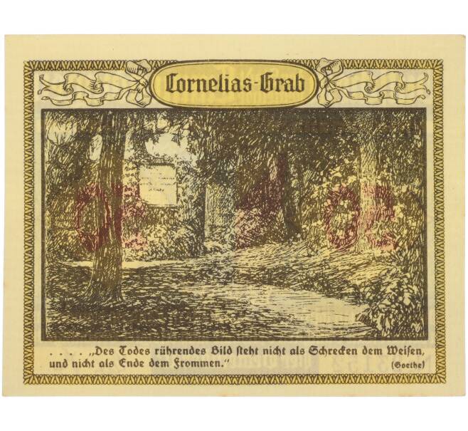 Банкнота 50 пфеннигов 1921 года Германия — город Эммендинген (Нотгельд) (Артикул: K10-13683) — Фото №1