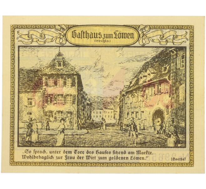 Банкнота 50 пфеннигов 1921 года Германия — город Эммендинген (Нотгельд) (Артикул: K10-13685) — Фото №1