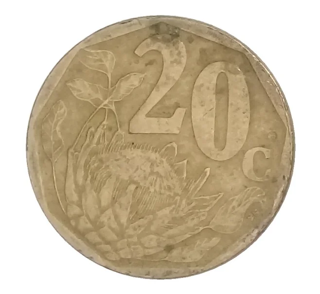 Монета 20 центов 1998 года ЮАР (Артикул M2-35041)