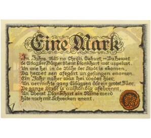 1 марка 1921 года Германия — город Эльдагсен (Нотгельд) — Фото №2