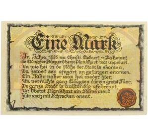1 марка 1921 года Германия — город Эльдагсен (Нотгельд) — Фото №2