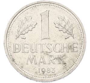 1 марка 1983 года F Западная Германия (ФРГ) — Фото №1