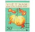 Почтовая марка 50 су 1975 года Северный Вьетнам (ДРВ) «Фрукты — Гранат (Punica granatum L.)» (Артикул: K12-80658) — Фото №1