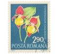 Почтовая марка 2.90 лея 1972 года Румыния «Редкие румынские цветы - Венерин башмачок настоящий (Cypripedium calceolus)» (Артикул: K12-80666) — Фото №1