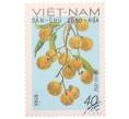 Почтовая марка 40 су 1969 года Северный Вьетнам (ДРВ) «Фрукты Северного Вьетнама — Лонган» (Артикул: K12-80671) — Фото №1