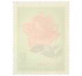 Почтовая марка 12 су 1967 года Северный Вьетнам (ДРВ) «Цветы - Роза гибридная» (Артикул: K12-80675) — Фото №2