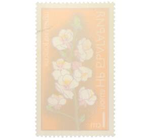 Почтовая марка 1 стотинка 1975 года Болгария «Цветы плодовых деревьев — Цветок абрикоса»  — Фото №2