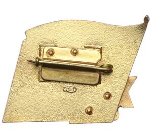 Знак 1982 года «Делегат XIX съезда ВЛКСМ» — Фото №2