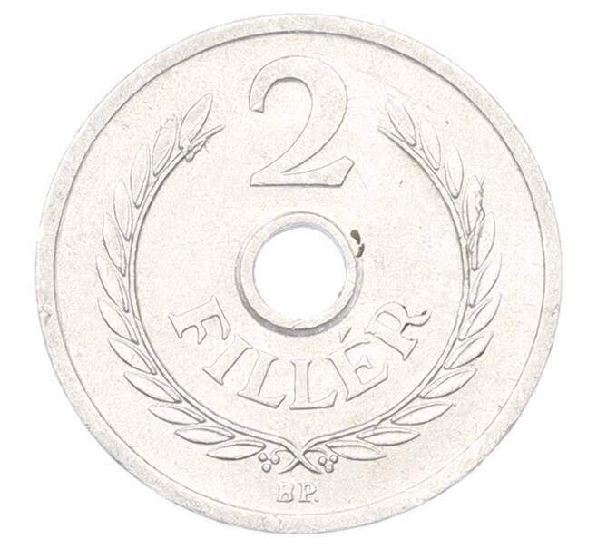 Монета 2 филлера 1955 года Венгрия (Артикул: K12-80899) — Фото №2