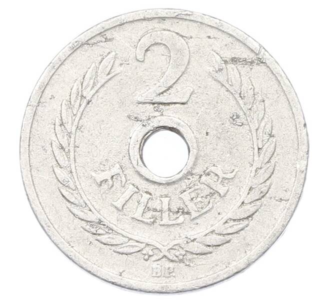 Монета 2 филлера 1962 года Венгрия (Артикул: K12-80903) — Фото №2