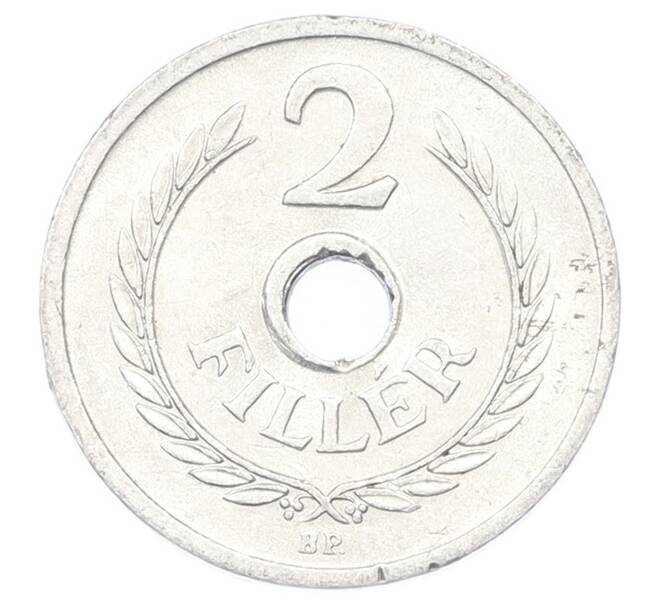 Монета 2 филлера 1961 года Венгрия (Артикул: K12-80904) — Фото №2