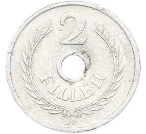 2 филлера 1962 года Венгрия — Фото №2