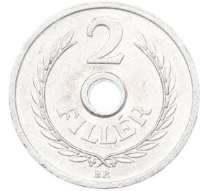 2 филлера 1963 года Венгрия — Фото №2