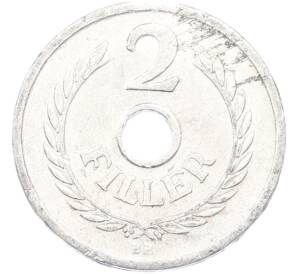 2 филлера 1961 года Венгрия — Фото №2