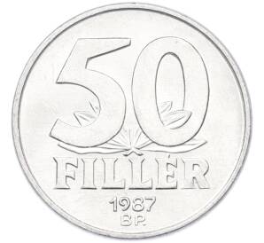 50 филлеров 1987 года Венгрия — Фото №1