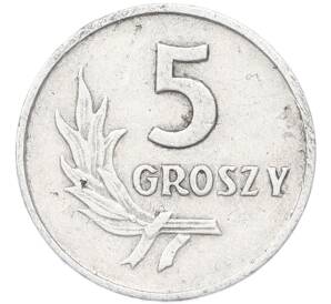 5 грошей 1959 года Польша — Фото №2
