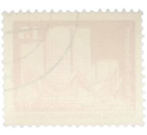 Почтовая марка 15 пфеннигов 1973 года Восточная Германия (ГДР) «Архитектура ГДР III — Жилые дома на Фишеринзель в Берлине» — Фото №2