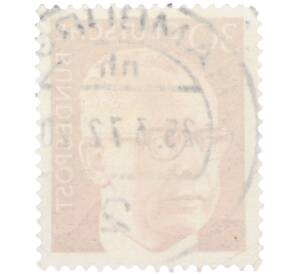 Почтовая марка 30 пфеннигов 1970 года Западная Германия (ФРГ) «Президент Густав Хайнеман» — Фото №2