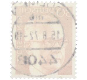 Почтовая марка 30 пфеннигов 1970 года Западная Германия (ФРГ) «Президент Густав Хайнеман» — Фото №2