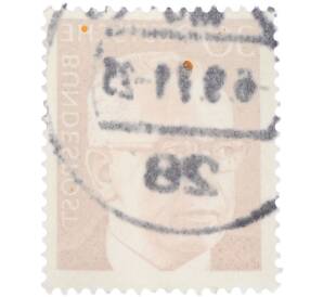 Почтовая марка 30 пфеннигов 1970 года Западная Германия (ФРГ) «Президент Густав Хайнеман» — Фото №2