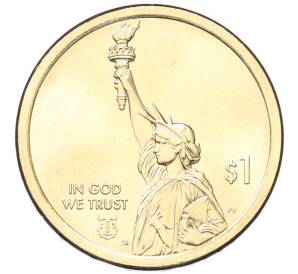 1 доллар 2026 года D США «Американские инновации — Айова. Норман Борлоуг (отец Зеленой революции)» — Фото №2