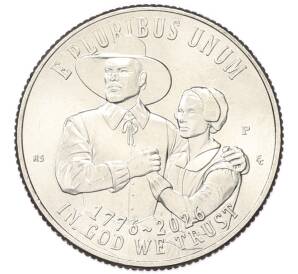 1/4 доллара (25 центов) 2026 года P США «250 лет независимости США — Мейфлауэр» — Фото №2