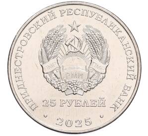 25 рублей 2025 года Приднестровье «День прав человека»