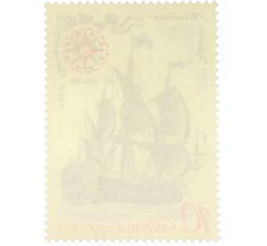 Почтовая марка 10 копеек 1971 года «История отечественного флота — Полтава» — Фото №2