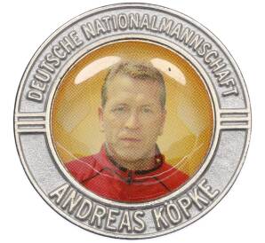 Жетон 2006 года Германия «Футболисты сборной Германии — Андреас Копке» — Фото №1