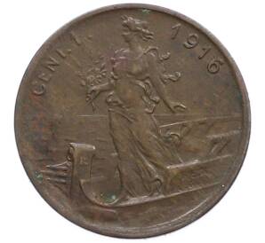 1 чентезимо 1916 года Италия — Фото №1