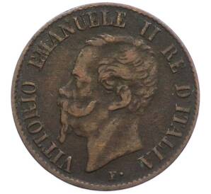 1 чентезимо 1861 года Италия — Фото №2