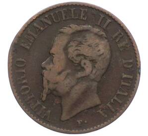 1 чентезимо 1867 года Италия — Фото №2
