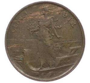 1 чентезимо 1914 года Италия — Фото №1