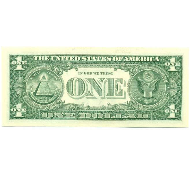 Банкнота 1 доллар 2009 года США (Артикул: K12-81274) — Фото №2