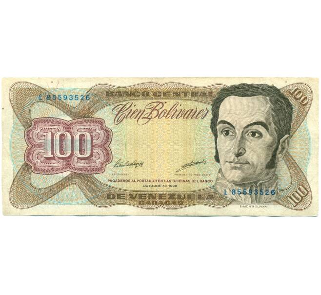 Банкнота 100 боливар 1998 года Венесуэла (Артикул: K12-81307) — Фото №1