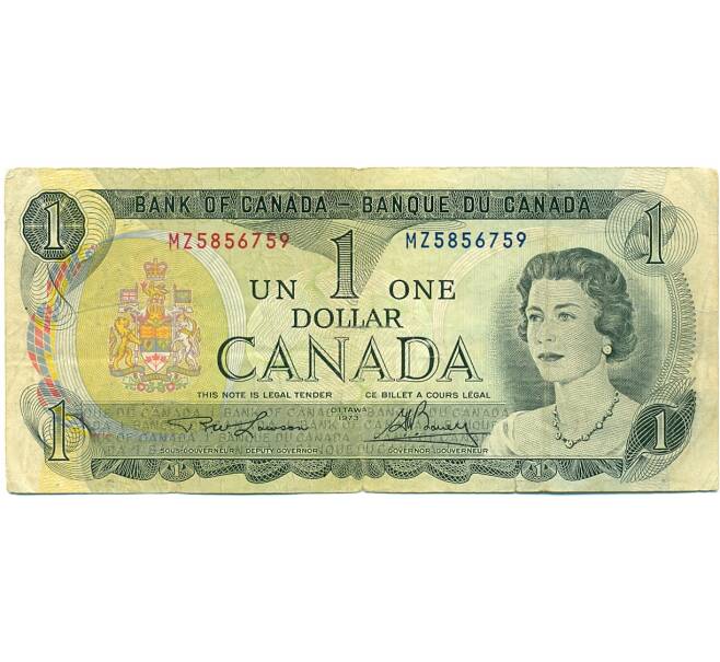 Банкнота 1 доллар 1973 года Канада (Артикул: K12-81314) — Фото №1
