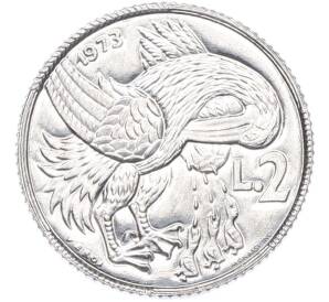 2 лиры 1973 года Сан-Марино — Фото №1