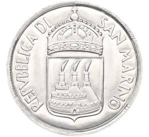 10 лир 1973 года Сан-Марино — Фото №2