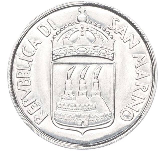 Монета 5 лир 1973 года Сан-Марино (Артикул: K8-1025) — Фото №2