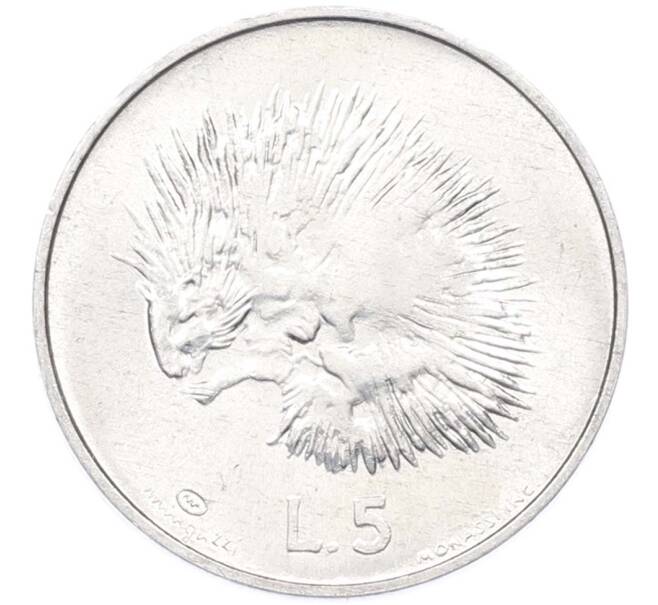 Монета 5 лир 1974 года Сан-Марино (Артикул: K8-1030) — Фото №1