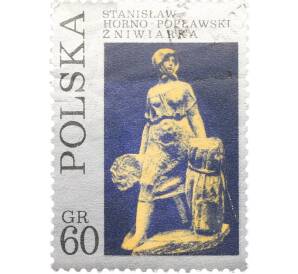 Почтовая марка 60 грошей 1971 года Польша «Жнивярка — Станислав Горно-Поплавский» — Фото №1