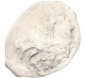 Денга 1462-1505 года Иван III Васильевич (СЛ / Трилистник) — Фото №1