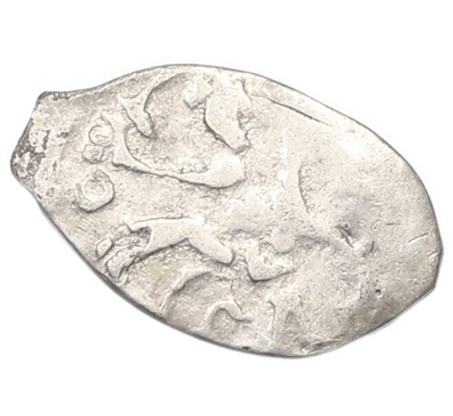 Монета Денга 1462-1505 года Иван III Васильевич (СЛ / Трилистник) (Артикул: K12-81465) — Фото №1