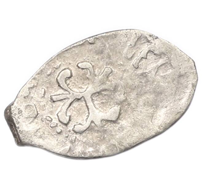 Монета Денга 1462-1505 года Иван III Васильевич (СЛ / Трилистник) (Артикул: K12-81465) — Фото №2