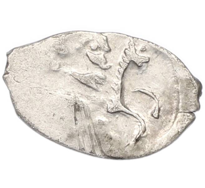 Монета Денга 1462-1505 года Иван III Васильевич (СЛ / Трилистник) (Артикул: K12-81466) — Фото №1