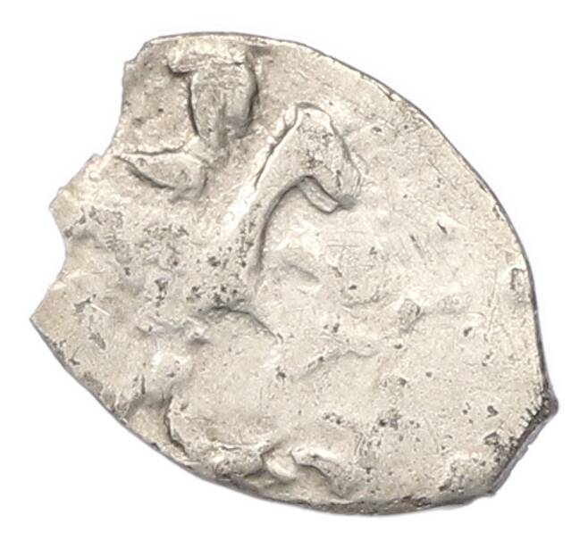 Монета Денга 1462-1505 года Иван III Васильевич (СЛ / Трилистник) (Артикул: K12-81467) — Фото №1