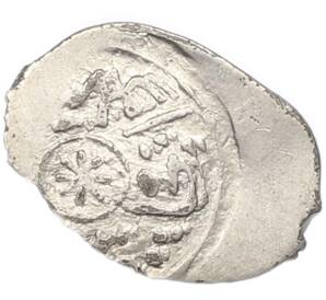 Монета Денга 1462-1505 года Иван III Васильевич «Московское акче» (Чекан Москвы) Инкузный брак — Фото №1