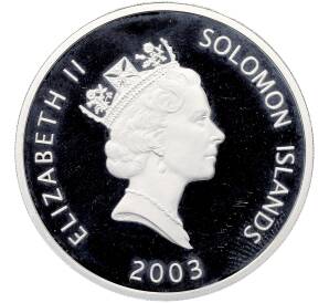 25 долларов 2003 года Соломоновы острова «Самолеты — Douglas DC-3» — Фото №2