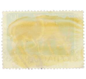 Почтовая марка 10 копеек 1968 года СССР «Государственные заповедники — Канна и гуанако» — Фото №2