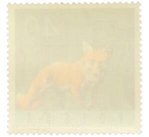 Почтовая марка 40 грошей 1965 года Польша «Лесные животные — Рыжая лиса» — Фото №2